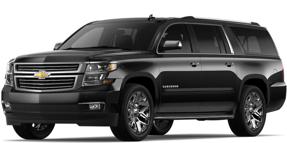 Black Chevy Suburban 6 People Maximum-6 hour minimum. $85 Hr.